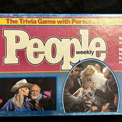 Complete NIB Vintage 1984 People  Magazine Board Game
