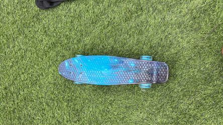 New Blue Deleven Skateboard