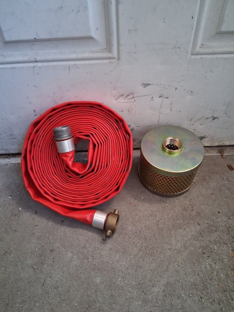 Pvc Discharge Hose & Strainer "Items Are Available" Package Deal Only