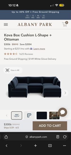 Albany Park - Kova L-Shape Sectional + Console