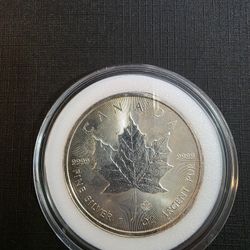 Silver Maple Leaf 1 Oz