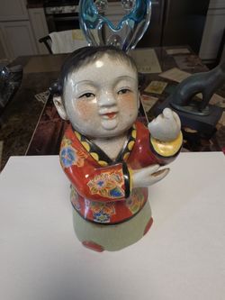 Oriental little girl.