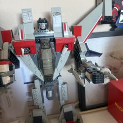 LEGO BUILT TRANSFORMERS- Optimus Prime Star Screen. Sold As Is.