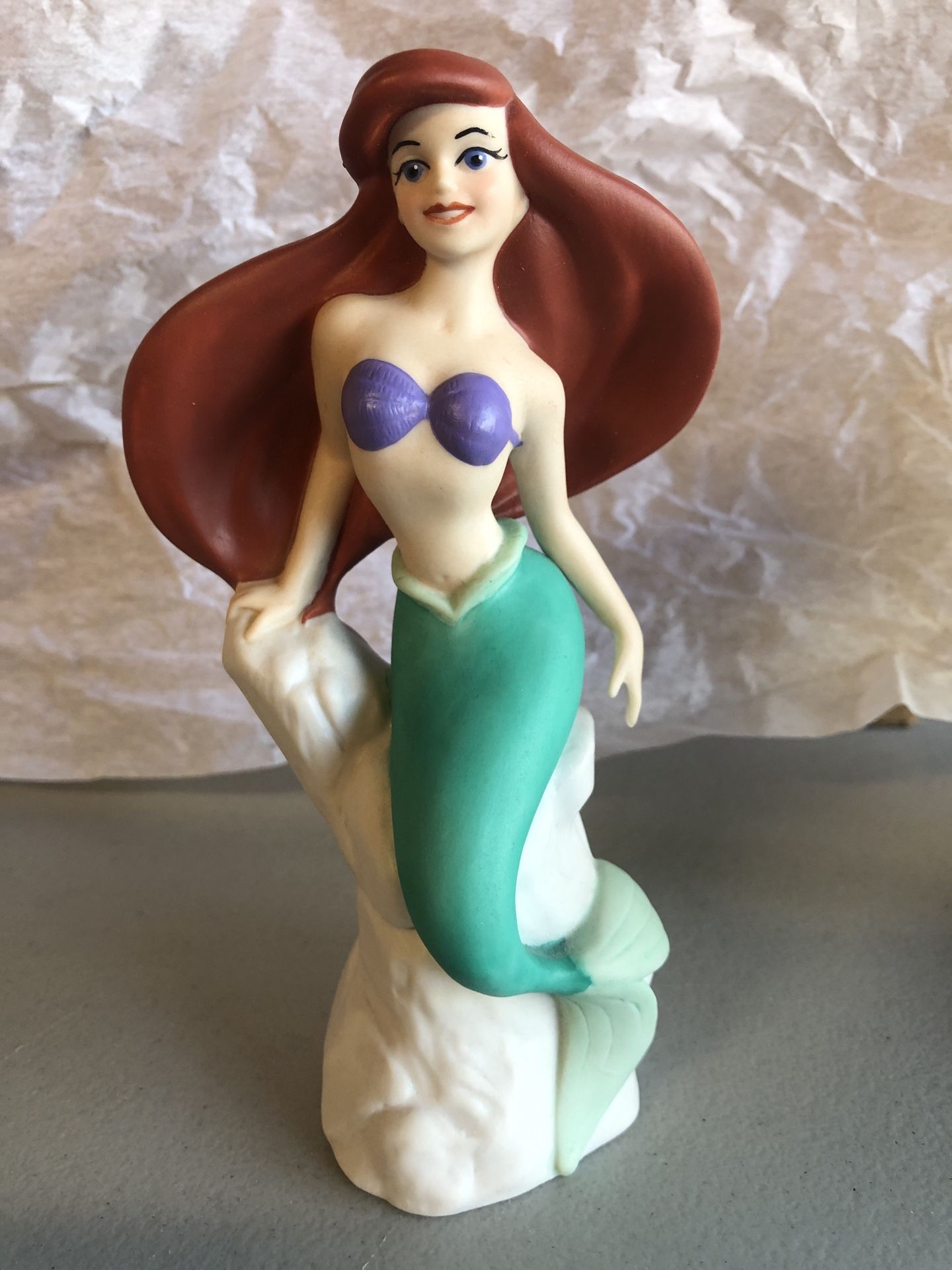 Disney Ariel Statue and Snow Globe Music Box