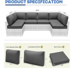 Outdoor Replacement Cushion Covers With Inserts