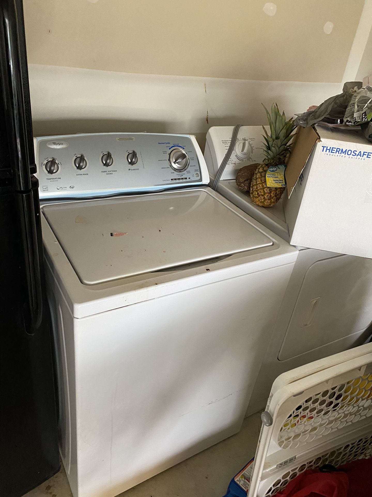 Washer (Whirlpool) & dryer (Kenmore)