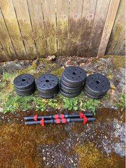 Adjustable dumbbells