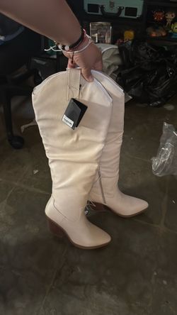 High knee boots