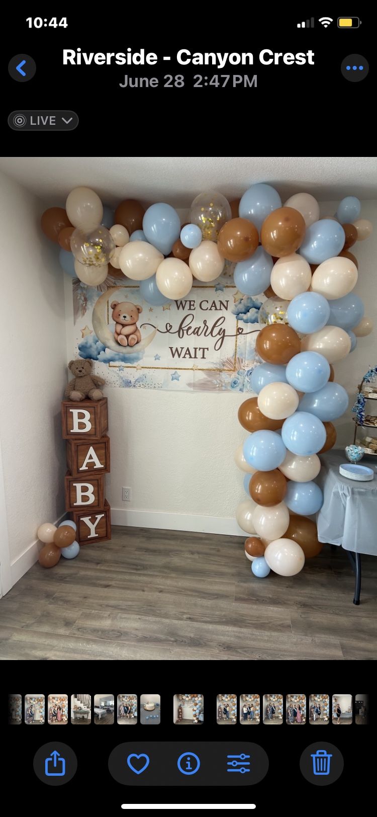 Baby Banner And Boxes Only