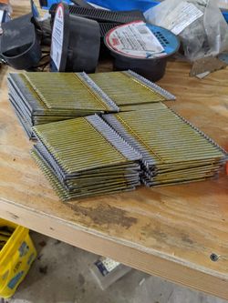 Case of 3.5" framing nails