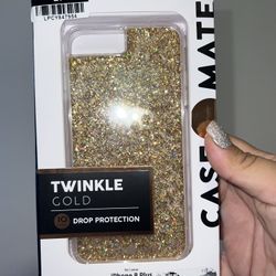 iPhone 8 Plus case mate twinkle gold 