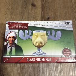 National Lampoon’s Christmas Vacation Glass Moose Mug