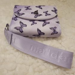 Brand New Madden Girl butterfly zip-around wallet