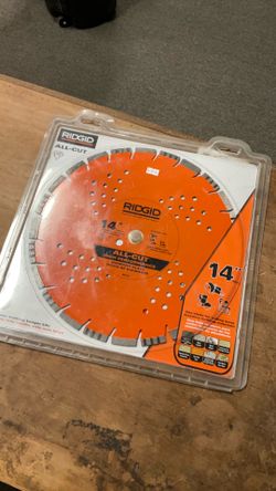 RIDGID 14 in. All-Cut Segmented Rim Diamond Saw Blade