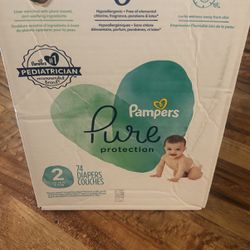 New Box Pure Pampers Size 2 