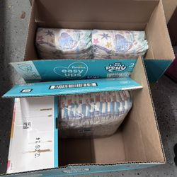 Pampers Easy Ups Diapers Sz 5T/6T New 42 Sealed 