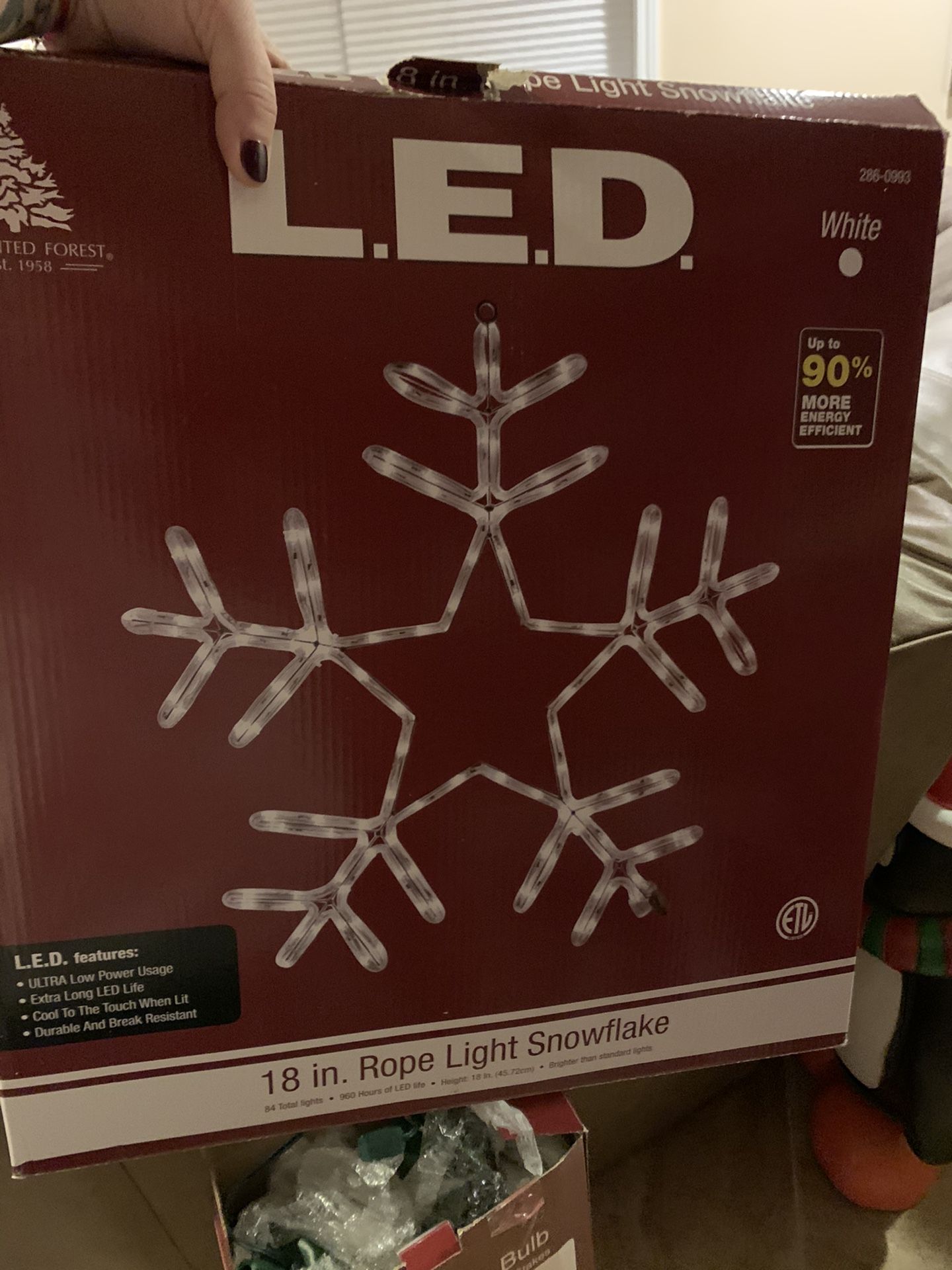 Enchanted Forest LED STAR rope light
