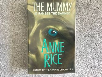 Author Signed 1st British Edition Hardcover Anne Rice’s The Mummy Scarce