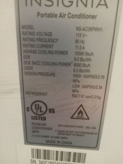 Insignia portable ac