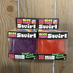 NWT NeeDoh Nice Cube Swirl