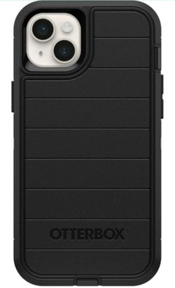 OtterBox Defender Series Case for iPhone 14 Plus (Only) - Case Only - Microbial Defense Protection  - (Black) (Iphone 14 Plus)