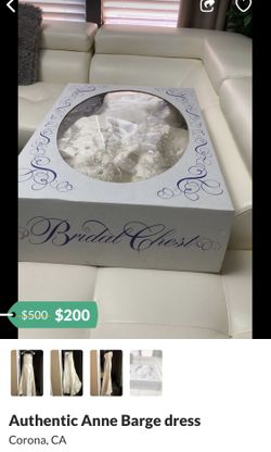 Autentic Anne Barge Wedding dress