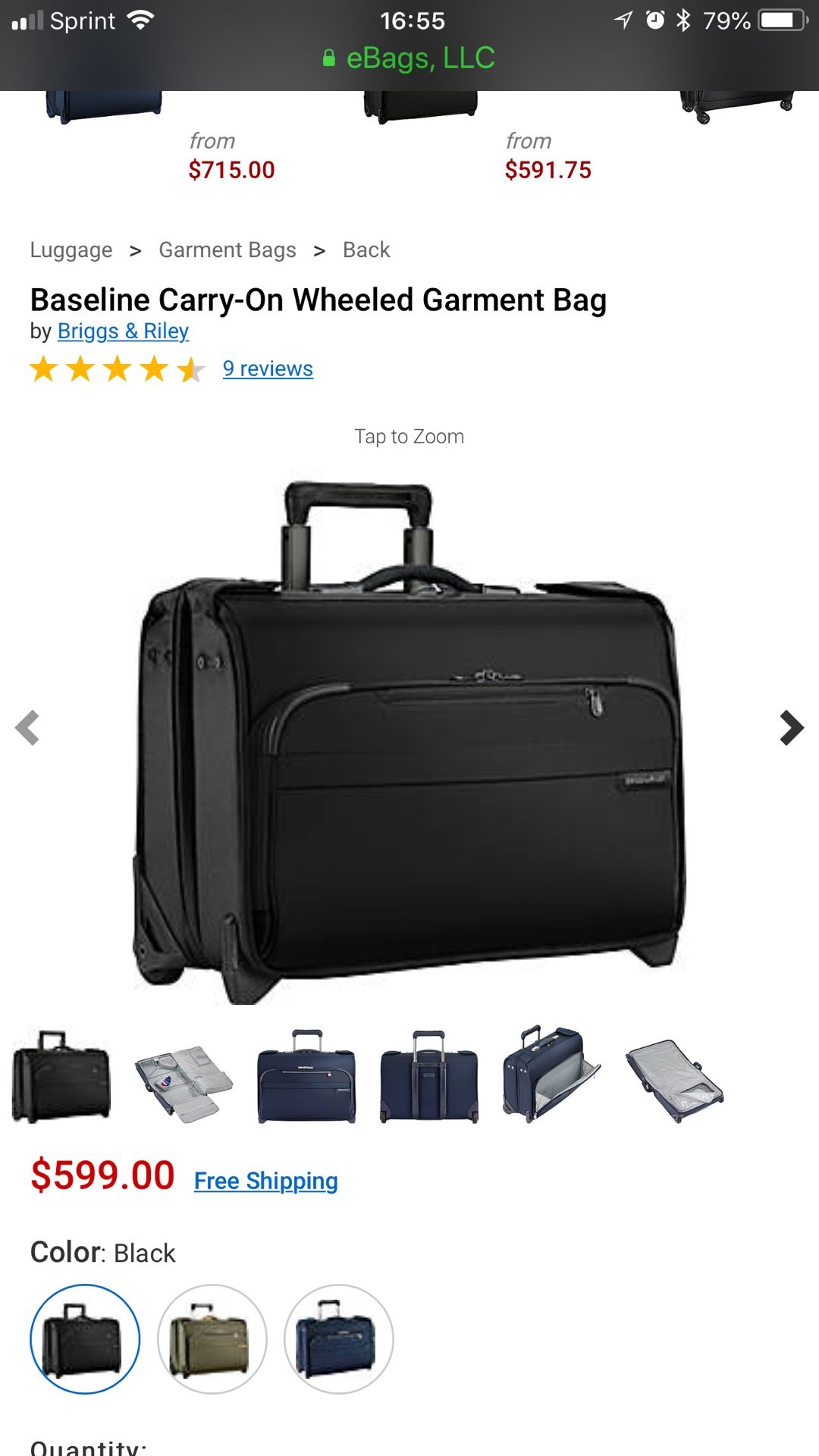 Briggs & Riley carry on, New