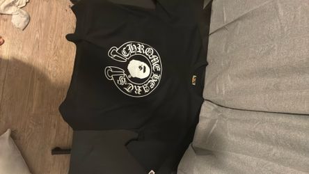 Chrome heart bape shirt