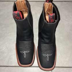 Square Toe Ankle Boots 