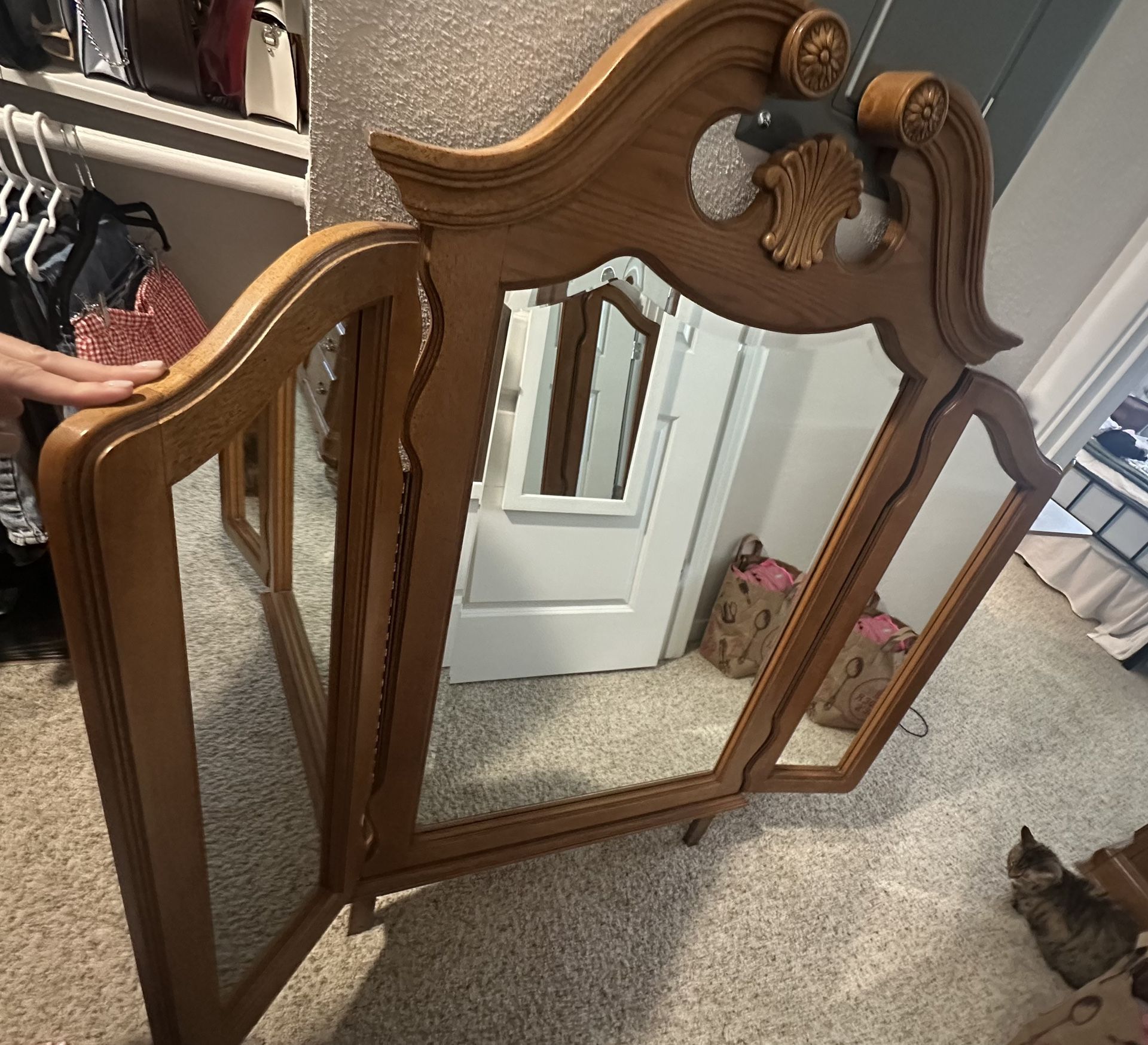 Mirror Solid Wood