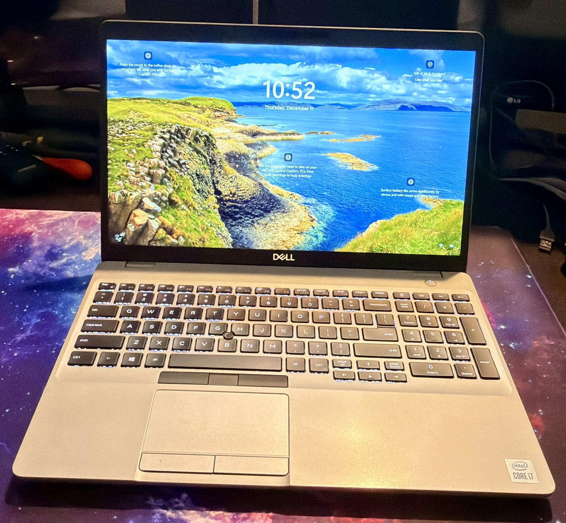 Dell Precision 3550 Laptop 15.6" - Intel Core i7 10th Gen - i7-10510U - Quad Core 4.9Ghz - 512GB SSD - 32GB RAM - Nvidia Quadro P520 2GB - 1920x1080 F