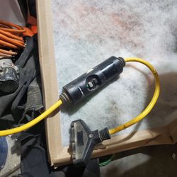 Triway cord with interruption switch