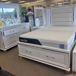 New 4pc Bedroom Set In Box Buy Now Pay Later $39 Down No Credit Needed 