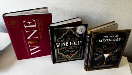 Decorative Wine & Cocktail Book Collection