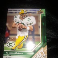 2009 Upper Deck Draft Edition 23/25 Copper Aaron Rodgers