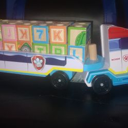 Melissa And Doug Paw Patrol Wooden ABC