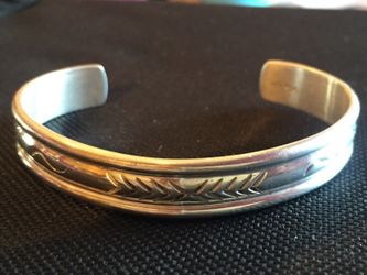 925 Mexico sterling silver bracelet grams 23.8 circumf 6 1/2"