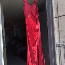 Red Long Dress 