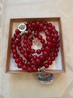 Nee Agate Stone Stretch bracelet