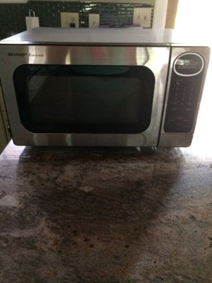Sharp R 305ks 1100 Watt Stainless Microwave Oven For In 1100 Watt Stainless Microwave Oven