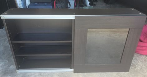 Ikea Wall Mounted Shelf Cabinet Brown-Black