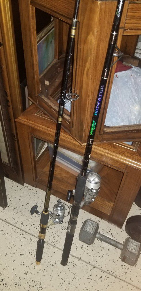 2 Fishing Rods And Reel Combo