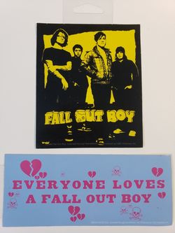 Officially Licensed Fall Out Boy music band stickers set