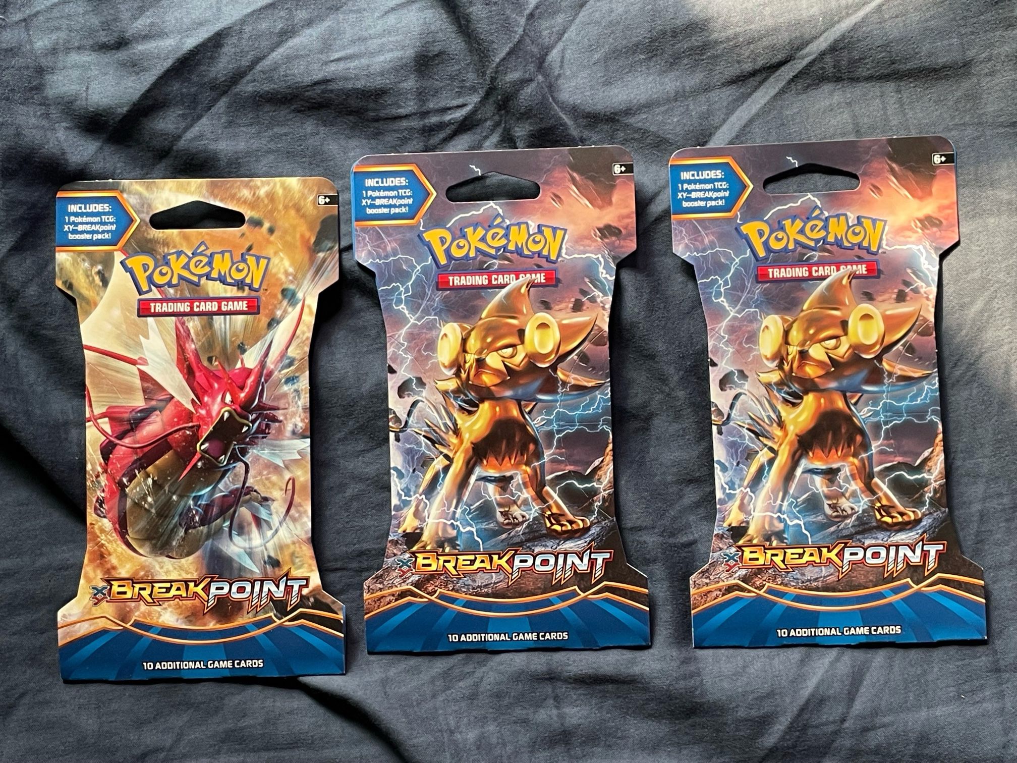 Lot Of  3 Pokemon  BreakPoint Booster Packs