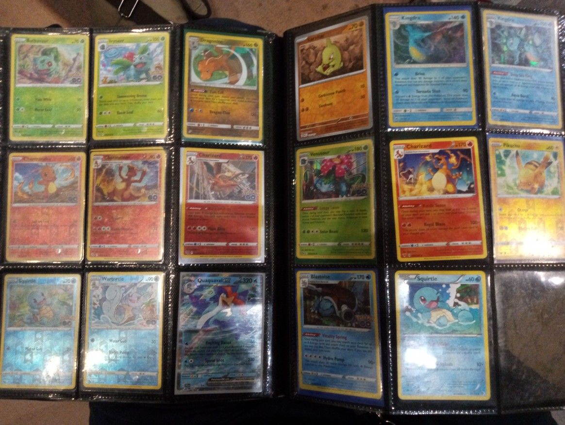 290 Pokemon Card Binder Collection 