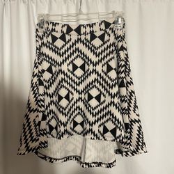 Black And White Skirt