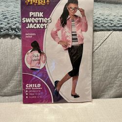 Girl’s Halloween Costume - Pink Sweeties Jacket, Size L (12-14)