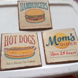 Kitchen Metal Signs