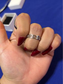 Roman numerals ring
