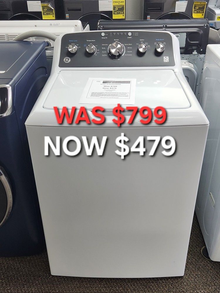4.5 cu. ft. Top Load Washer in White with Cold
Plus and Wash Boost